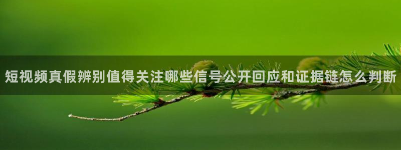 今日吃瓜必吃大瓜:短视频真假辨别值得关注哪些信号公开回应和证据链怎么判断